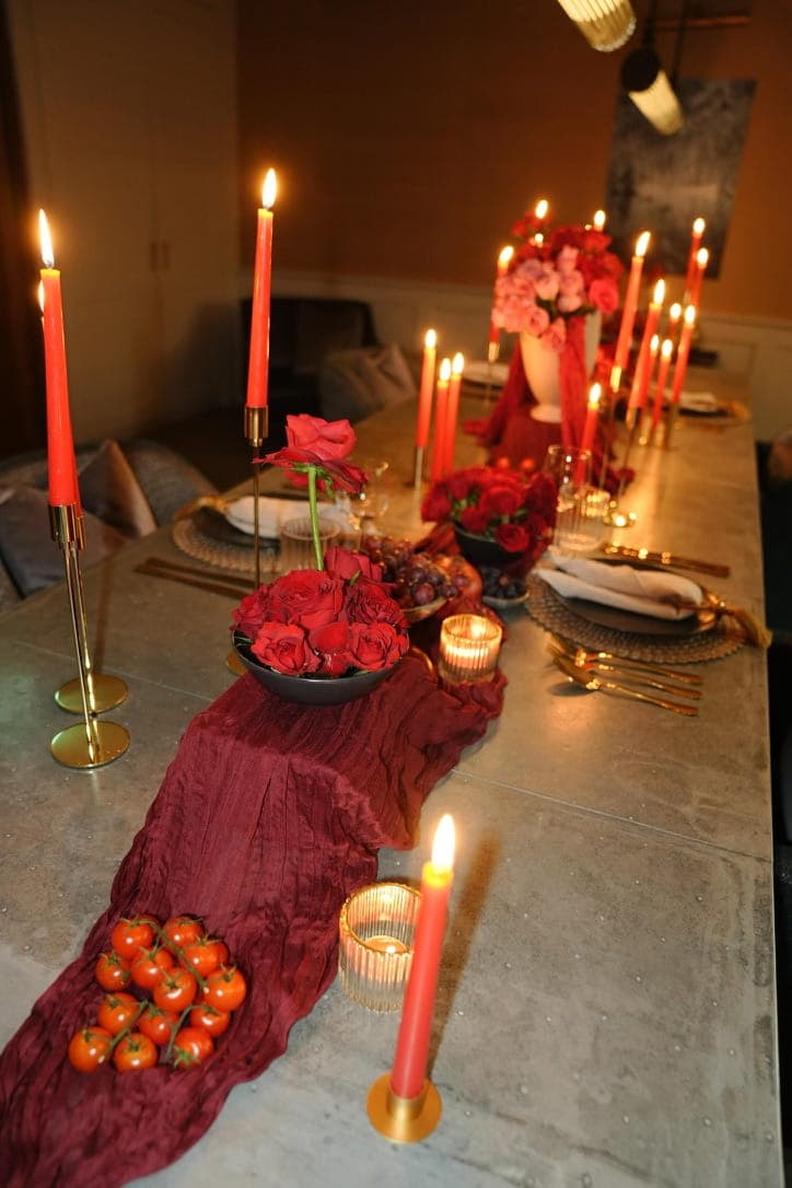 Romantic private dinner